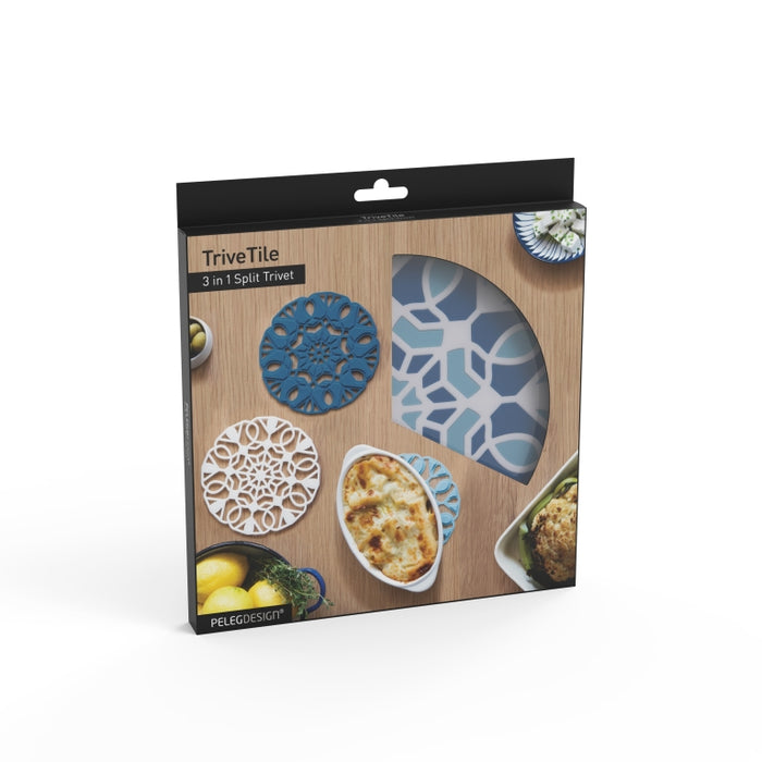 Peleg Design TriveTile - onderzetter - blauw