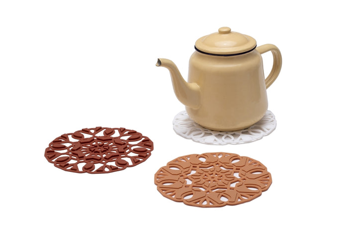 Peleg Design TriveTile - onderzetter - bruin