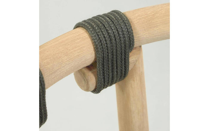 Kave Home - Majela stoel in massief 100% FSC eucalyptus met eiken