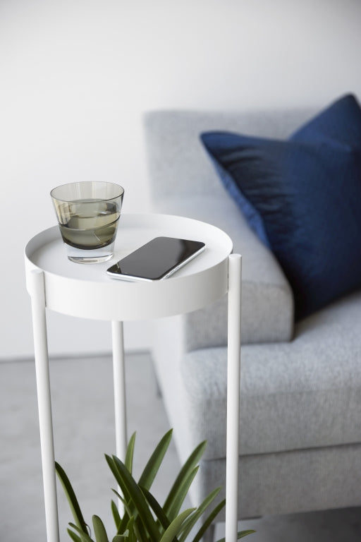 Yamazaki Plantenrek Binnen met Wielen - Tower - Wit