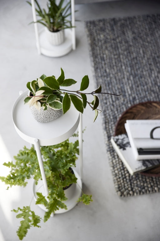 Yamazaki Plantenrek Binnen met Wielen - Tower - Wit