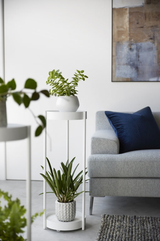 Yamazaki Plantenrek Binnen met Wielen - Tower - Wit