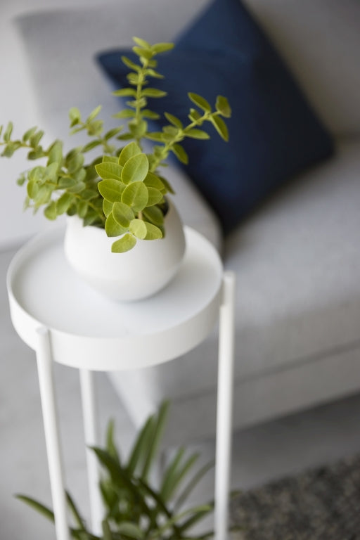 Yamazaki Plantenrek Binnen met Wielen - Tower - Wit