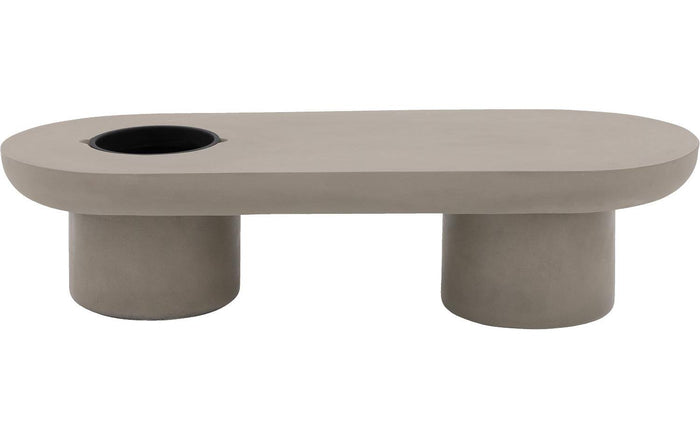 Kave Home - Taimi betonnen salontafel voor buiten Ø 140 x 60 cm