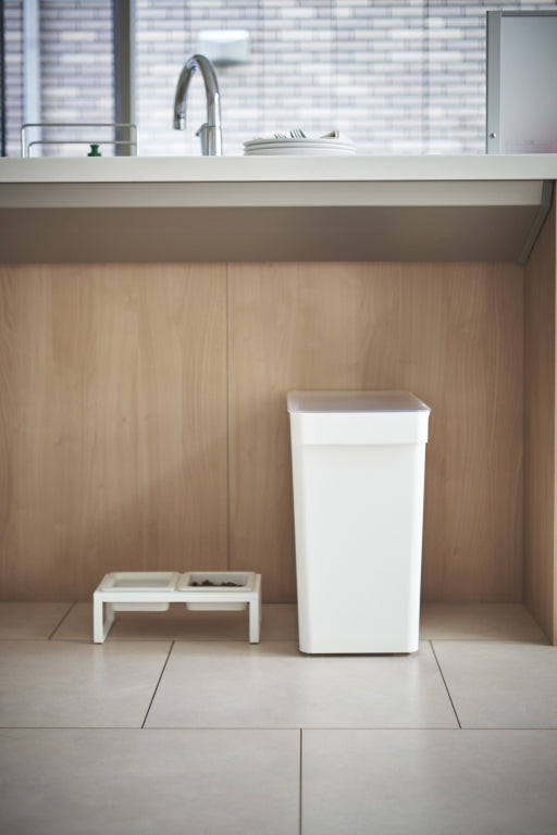 Yamazaki Huisdier Voedselcontainer (12kg) - Tower - Wit