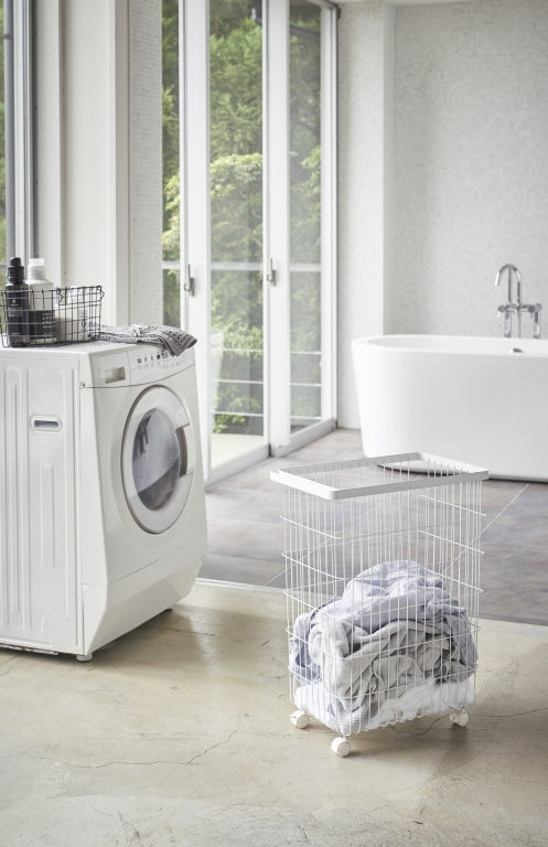 Yamazaki Wasmand op Wielen - Tower - Wit