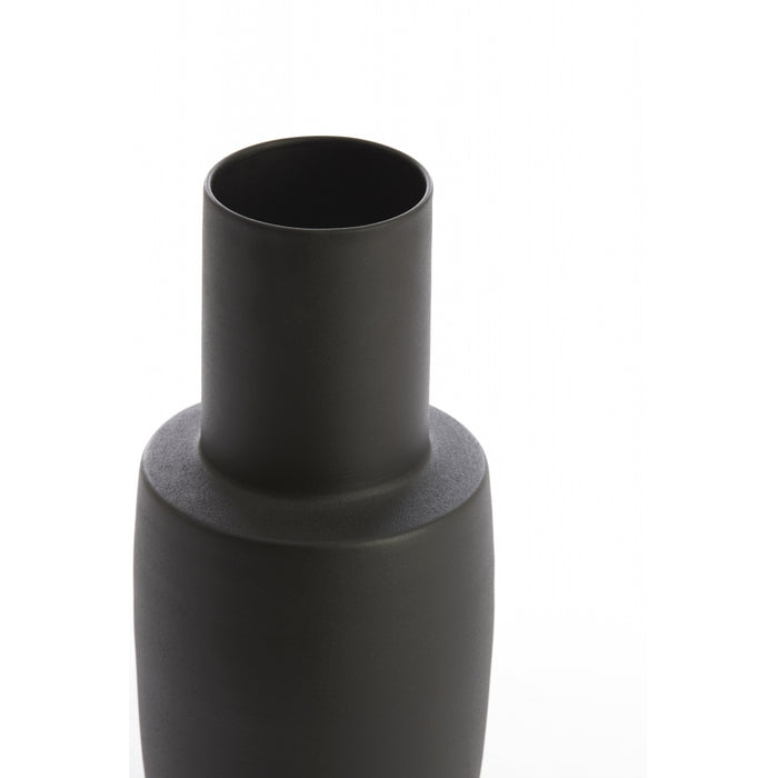 Light & Living Vaas Datuh - Zwart - Metaal - 21x40x21cm (BxHxD)