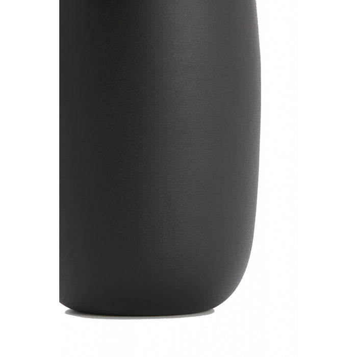 Light & Living Vaas Datuh - Zwart - Metaal - 21x40x21cm (BxHxD)