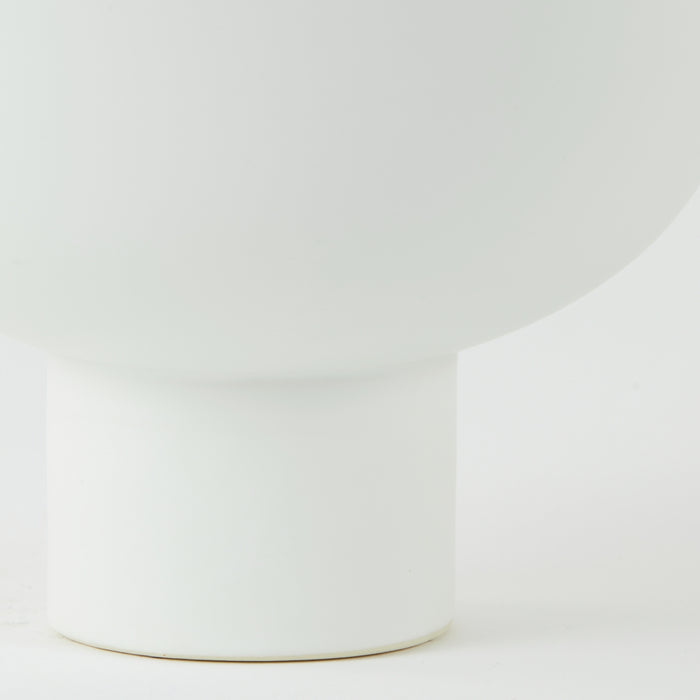 Light & Living Vaas Nukri M - Wit - Keramiek - 17x23x17cm (BxHxD)