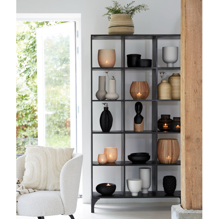 Light & Living Vaas Nukri M - Wit - Keramiek - 17x23x17cm (BxHxD)