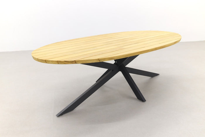 Taste Prego|Prado ellips ovale tuinset - 7-delig - 240x115 cm.