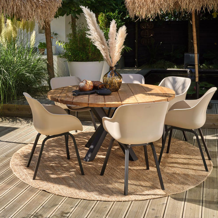 Hartman Stephanie Tuintafel - Ø 150 cm - Zwart