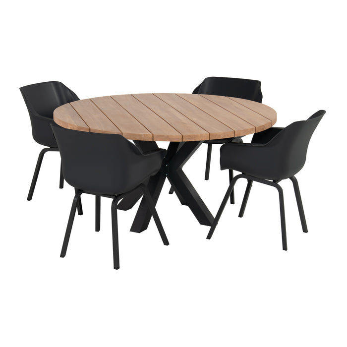 Hartman Stephanie Tuintafel - Ø 150 cm - Zwart