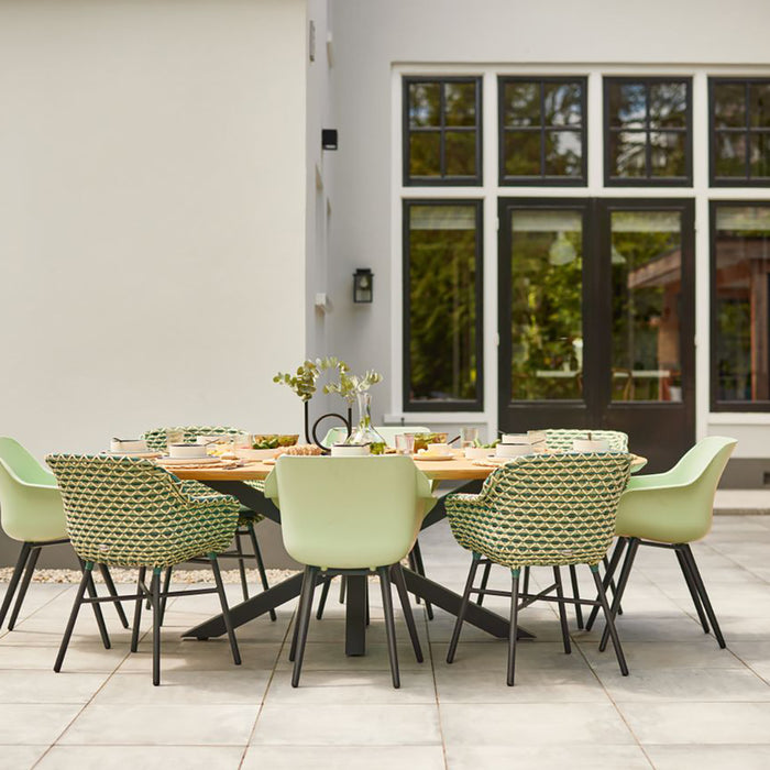 Hartman Stephanie Tuintafel 200 x 120 cm - Zwart