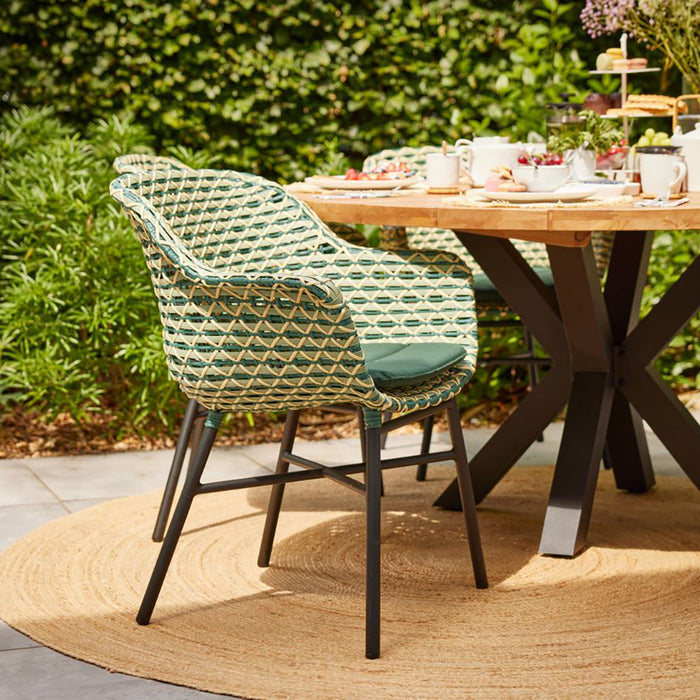 Hartman Stephanie Tuintafel 200 x 120 cm - Zwart