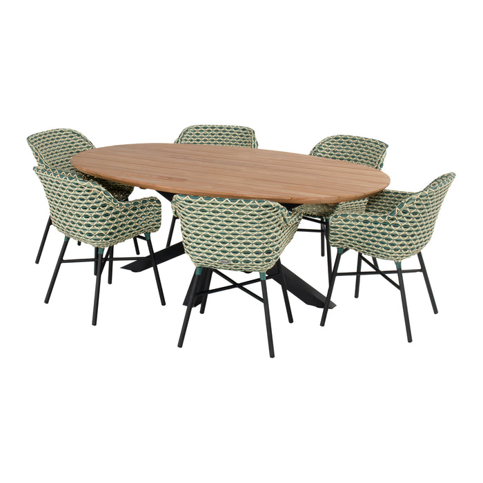 Hartman Stephanie Tuintafel 200 x 120 cm - Zwart