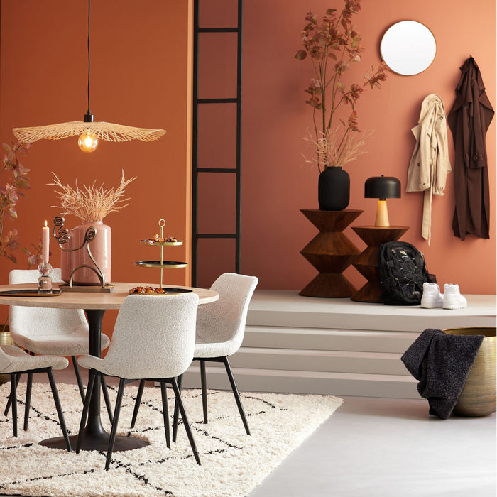 Luqaza Tafellamp Aimo - Zwart - Ø25cm