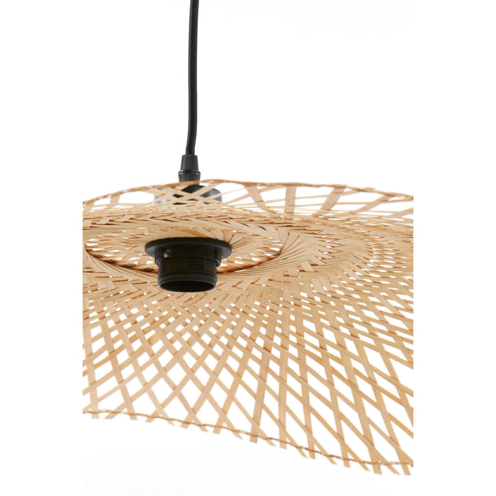 Luqaza Hanglamp Liene - Bamboe - 65x65x10cm
