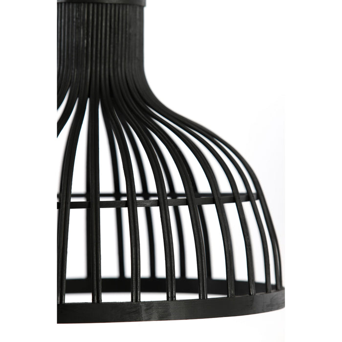 Luqaza Hanglamp Aliza - Bamboe|Zwart - Ø35cm