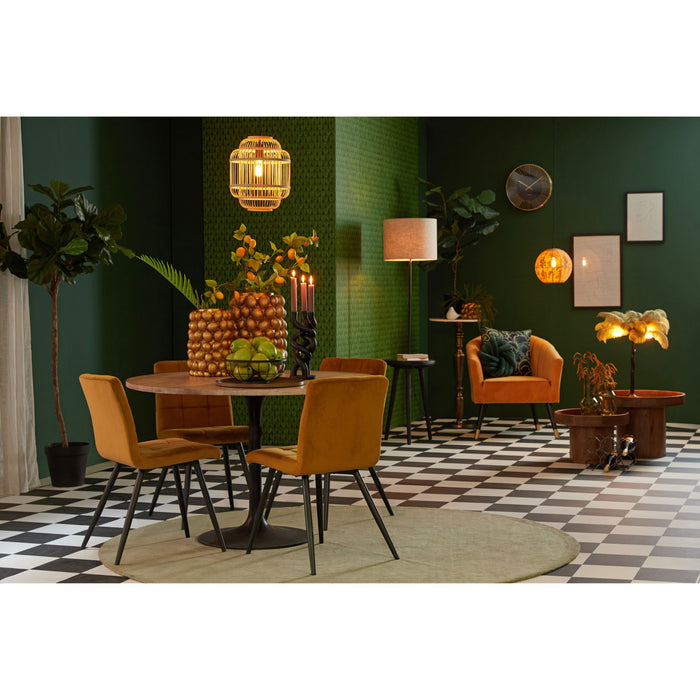 Luqaza Hanglamp Jeppe - Bamboe - 30x30x36cm