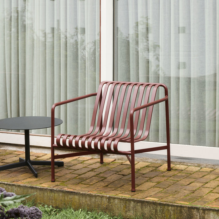 HAY Palissade Lounger Chair Low - Iron Red