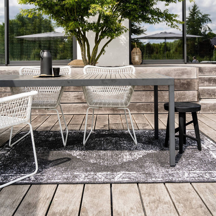 Eva Interior Buitenkleed Zwart Sage 160 x 230 cm