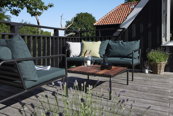 Avon salontafel thermo ash frame zwart