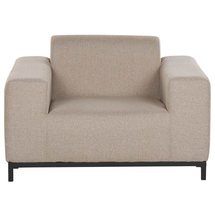 Beliani - ROVIGO - Fauteuil - Beige - Polyester