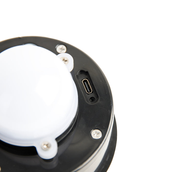 QAZQA Buiten vloerlamp groen incl. LED 3-staps dimbaar op solar -