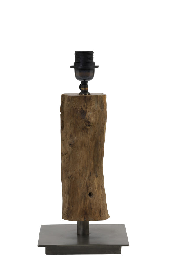 Light & Living Light&living Lampvoet 18x18x30-40 cm SIJI naturel bruin