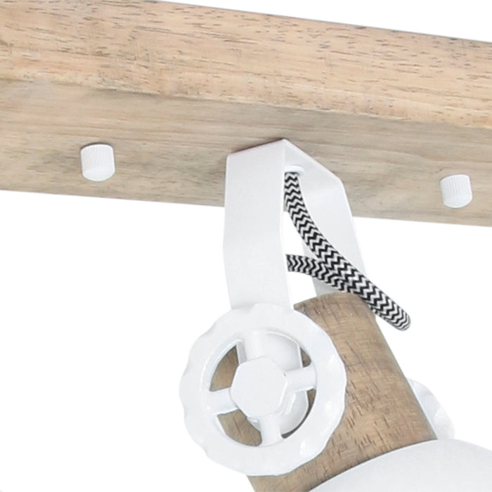 Mexlite Plafondlamp Gearwood 2133W Wit