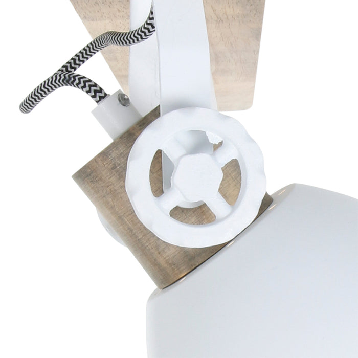 Mexlite Plafondlamp Gearwood 2133W Wit