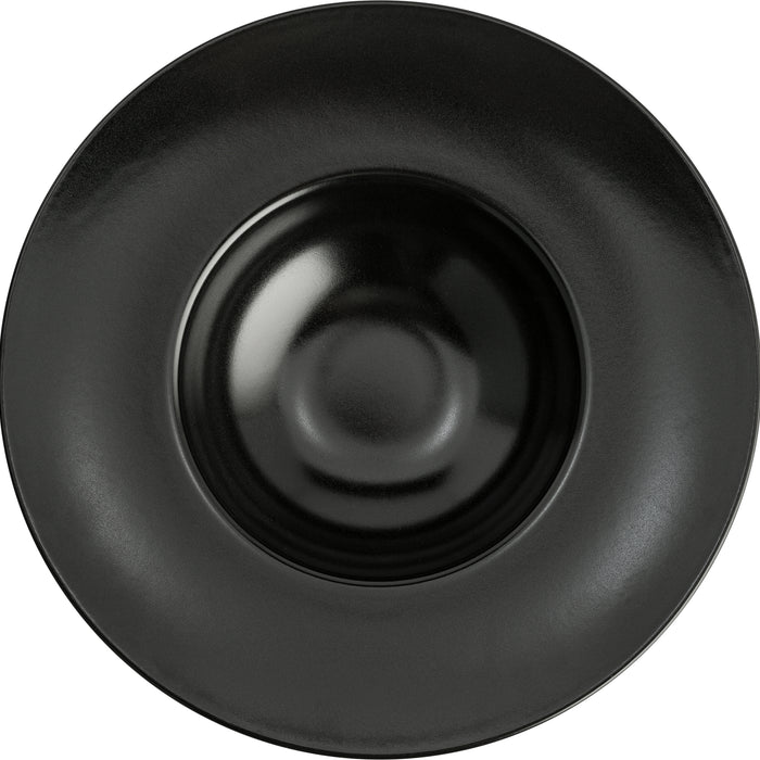 Lite-Body Hermes Pastabord - Set van 6 stuks - 28 cm - Zwart mat