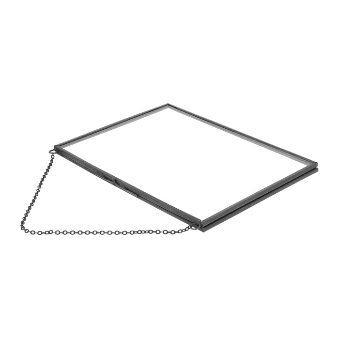 QUVIO Fotolijst met ketting 15 x 20 cm - Antraciet