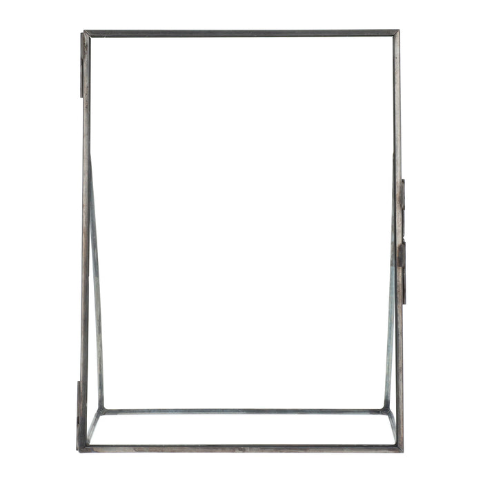 QUVIO Fotolijst - Metaal - Glas - Antraciet - 15.5 x 20 cm