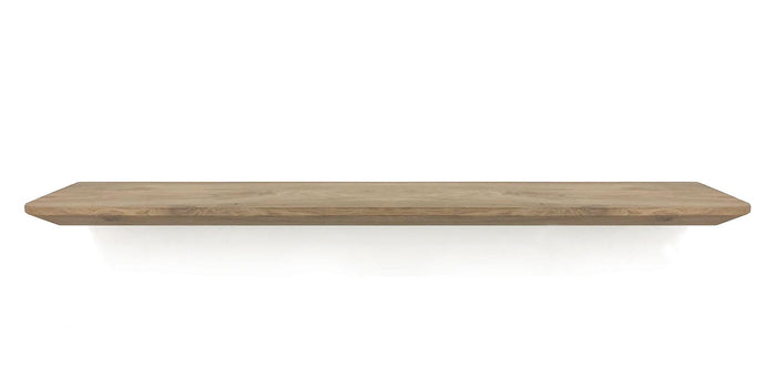 WoodBrothers Eikenhouten zwevende wandplank verjongd 80x20x4cm