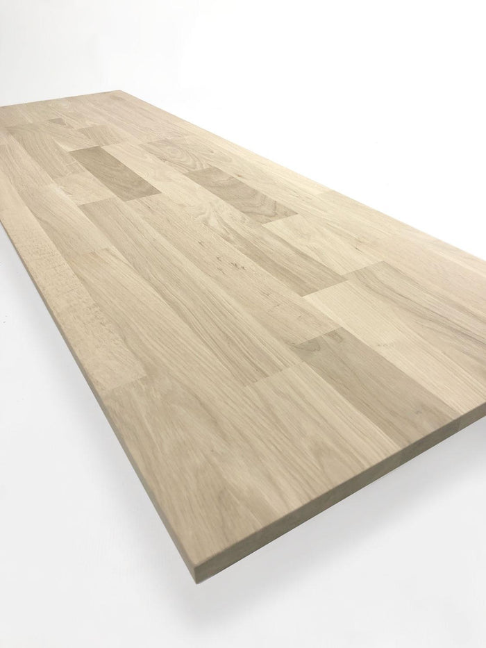 WoodBrothers Eikenhouten vingerlas wandplank 150x25x1,8cm