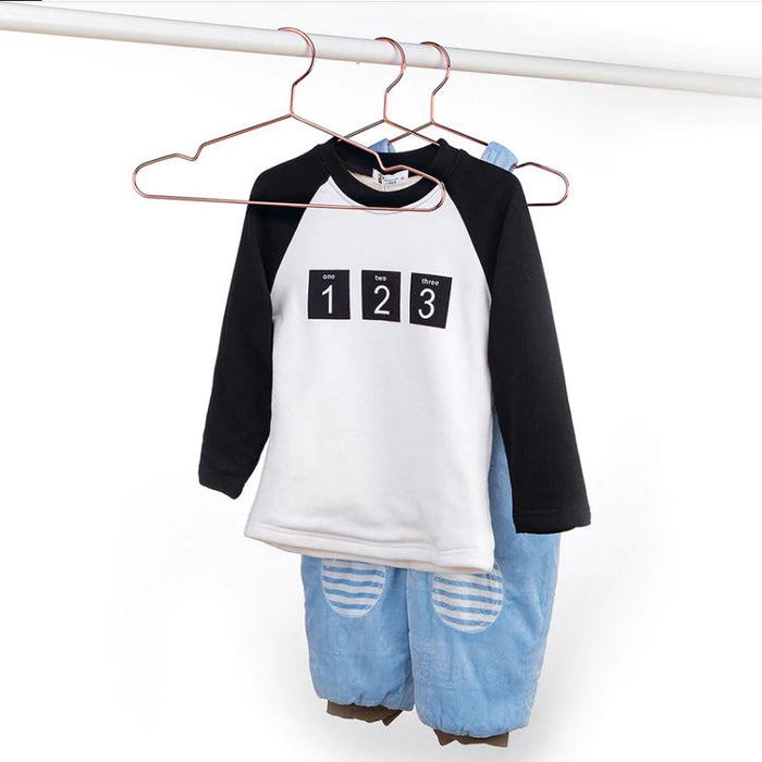 QUVIO Kledinghanger set van 40 - Metaal - Koperkleur