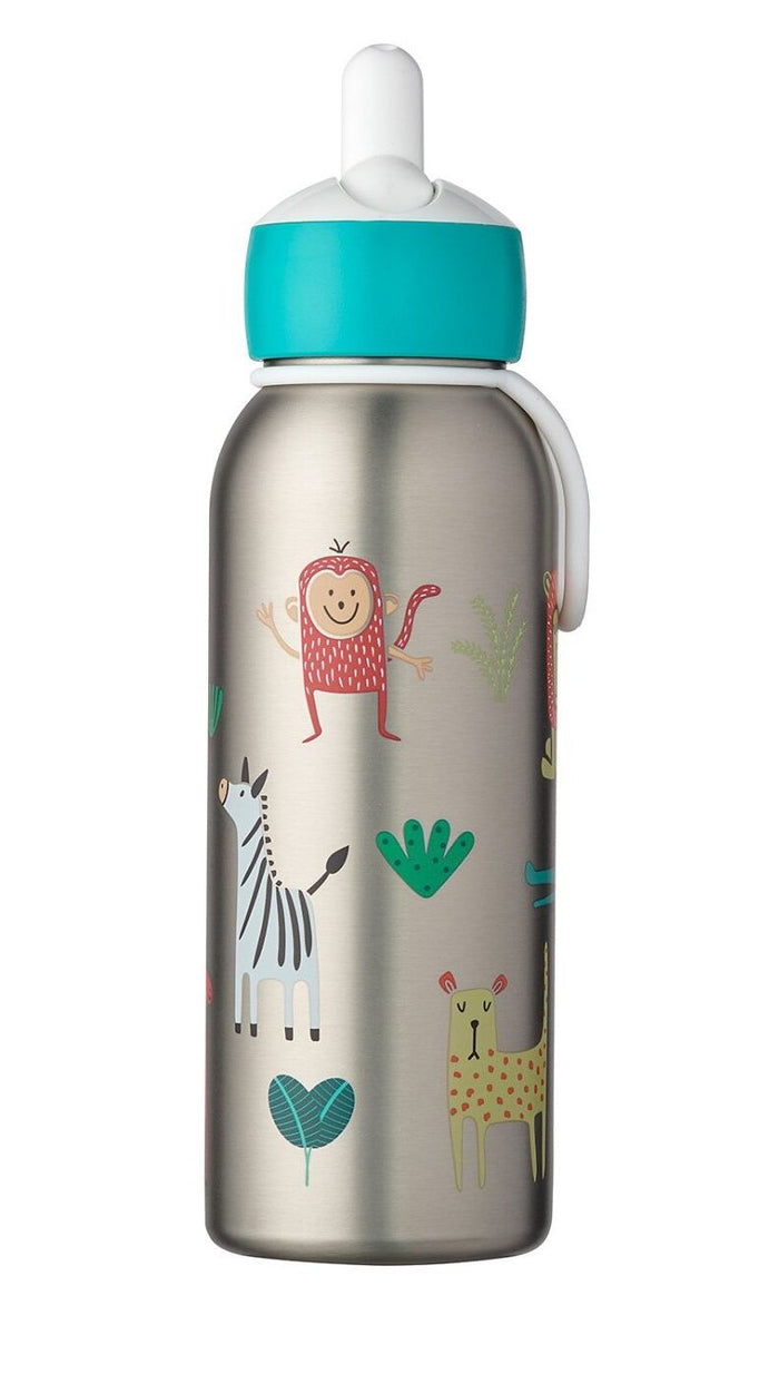 Isoleerfles flip-up Campus 350 ml - Animal Friends