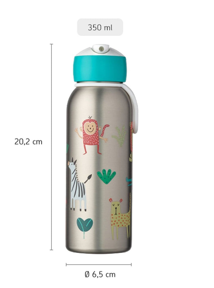 Isoleerfles flip-up Campus 350 ml - turquoise