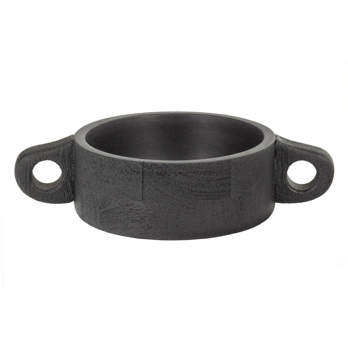 WOOOD Hari Schaal - Mango Hout - Zwart - 7x27x17