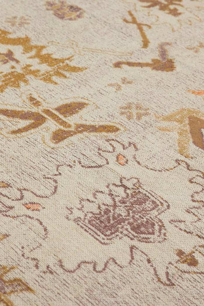 Sissy-Boy Lichtgeel vloerkleed met print