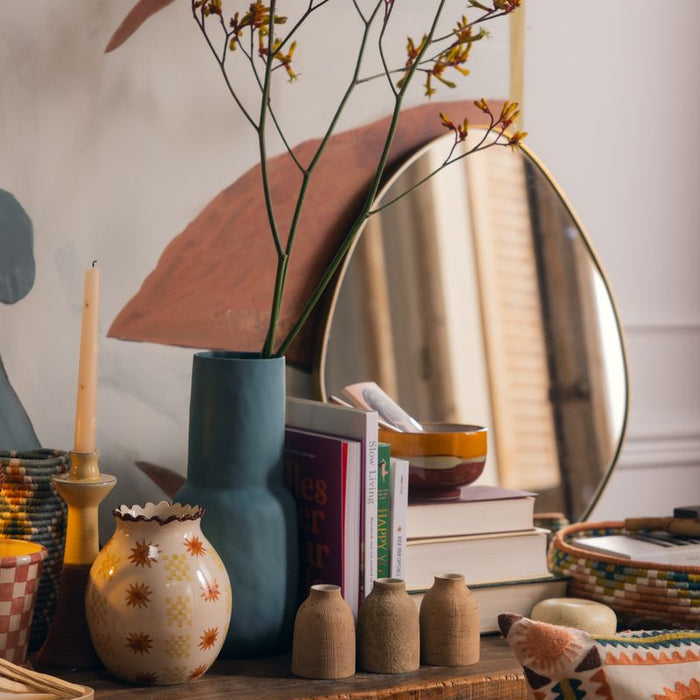 Sissy-Boy Goudkleurige organische hangspiegel