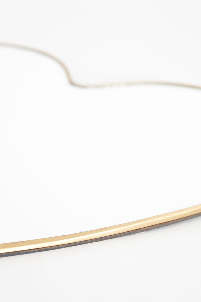 Sissy-Boy Grote gouden hartjes spiegel