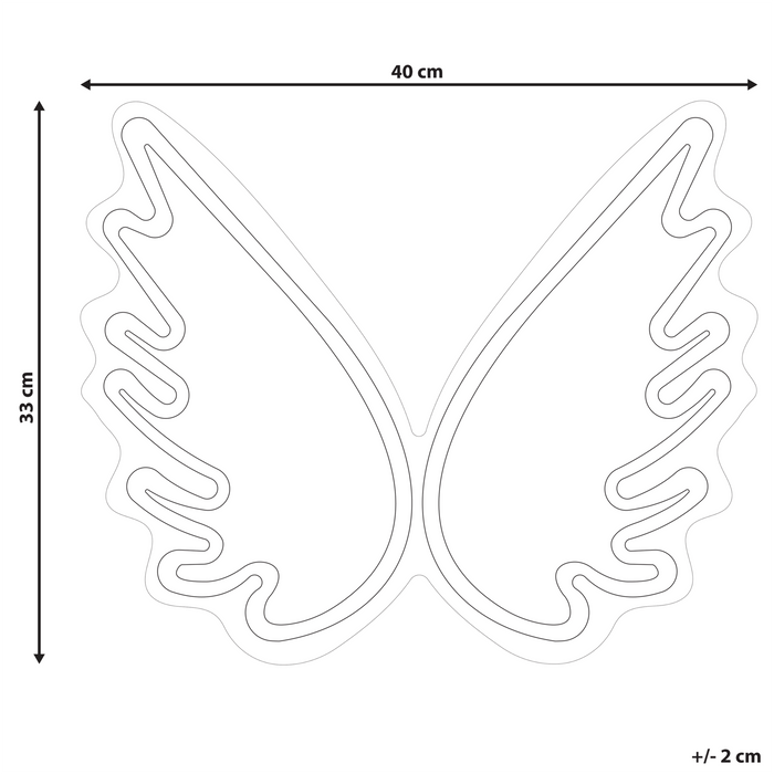 Beliani - GABRIEL - LED decor - Wit - Synthetisch materiaal