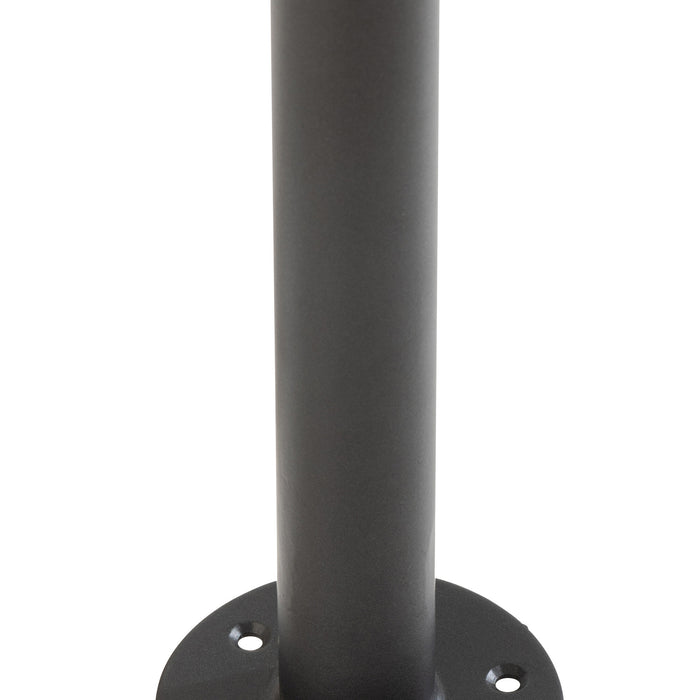 J-Line spiegel + muurplank Marmer - ijzer|glas - wit|zwart - 185 cm hoog