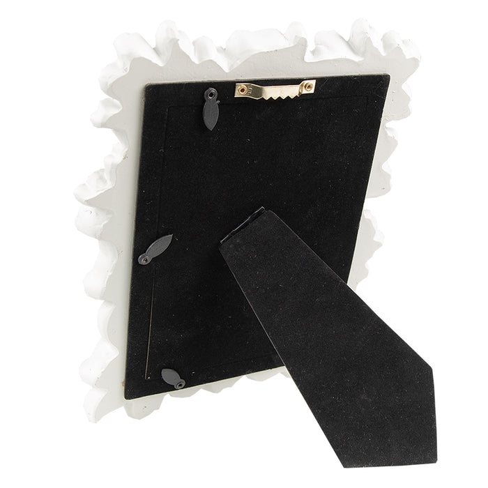 Clayre & Eef Fotolijst 10x15 cm Wit Kunststof Fotokader