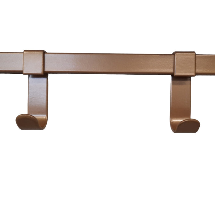 FURNILUX - Kapstok 110 x 30 x 27 cm - 8 Haken - GOUD -Zwart