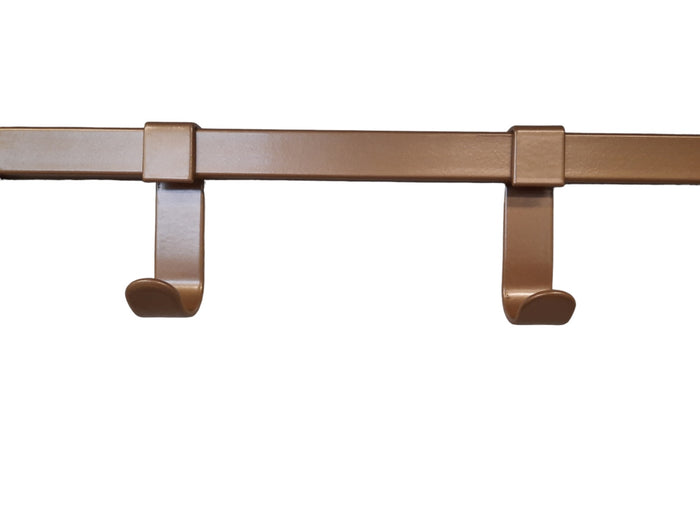 FURNILUX - Kapstok 110 x 30 x 27 cm - 8 Haken - GOUD -Zwart