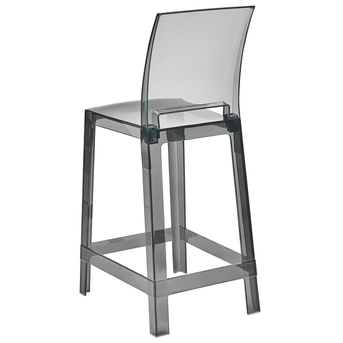 Beliani - WELLINGTON - Barkruk set - Zwart - Polycarbonaat